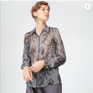 Club Monaco Silk Margee Top